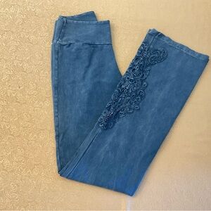 Chatoyant Denim Blue bootcut pants NWOT